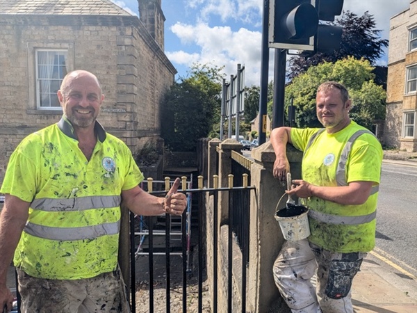 Painting the Railings